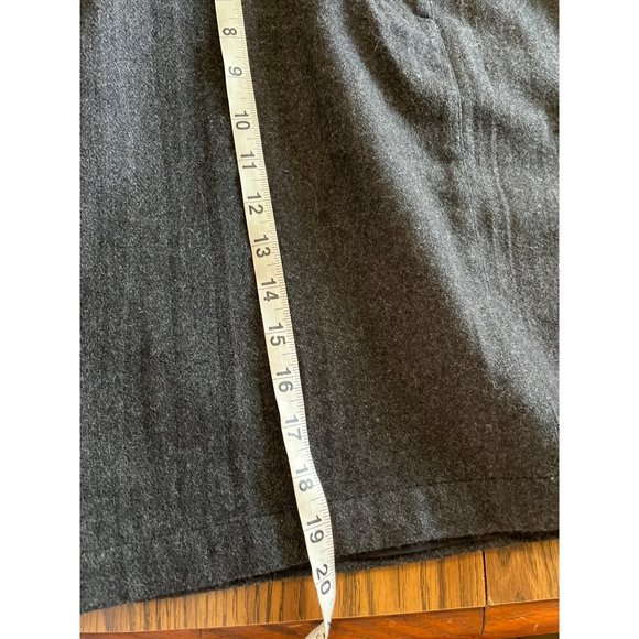 John Rick & Bros Woolrich woman’s charcoal grey colored lined wool skirt size 10 - Picture 8 of 8